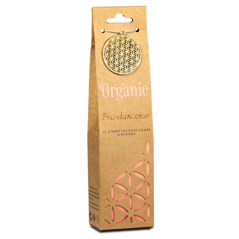 Incenso in coni Vanilla con brucia coni da 12 coni Organic Goodness