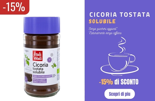 Ciocoria tostata solubile offerta